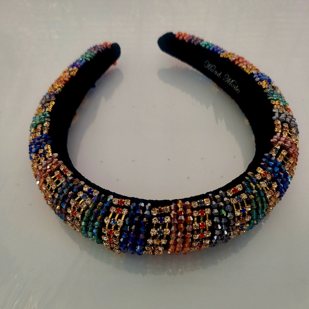 Beaded Multicolor Headband